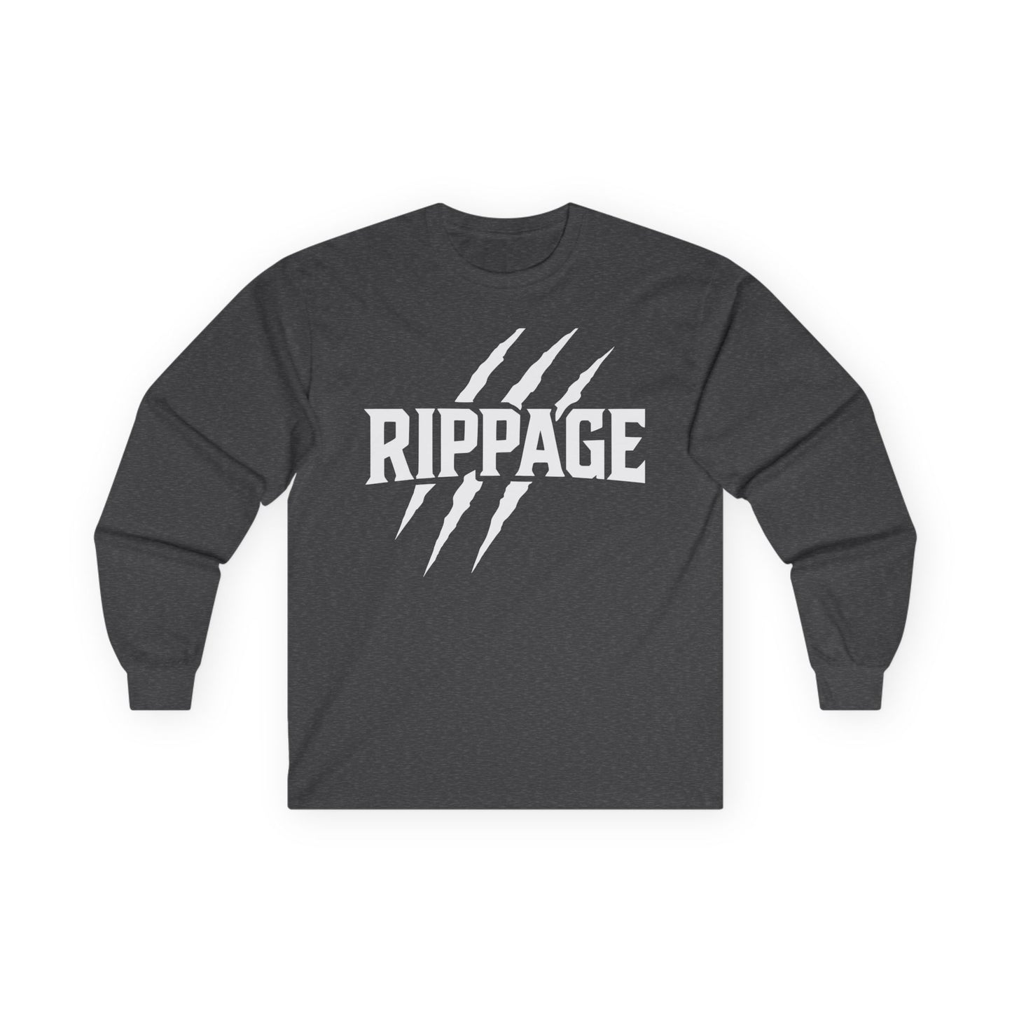 RIPPAGE Graphic Long Sleeve Tee (White)