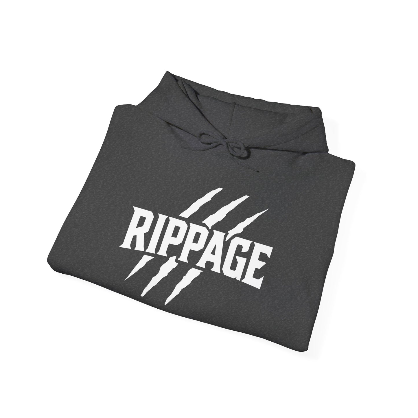 RIPPAGE Heavy Blend Hooded Sweatshirt (White)