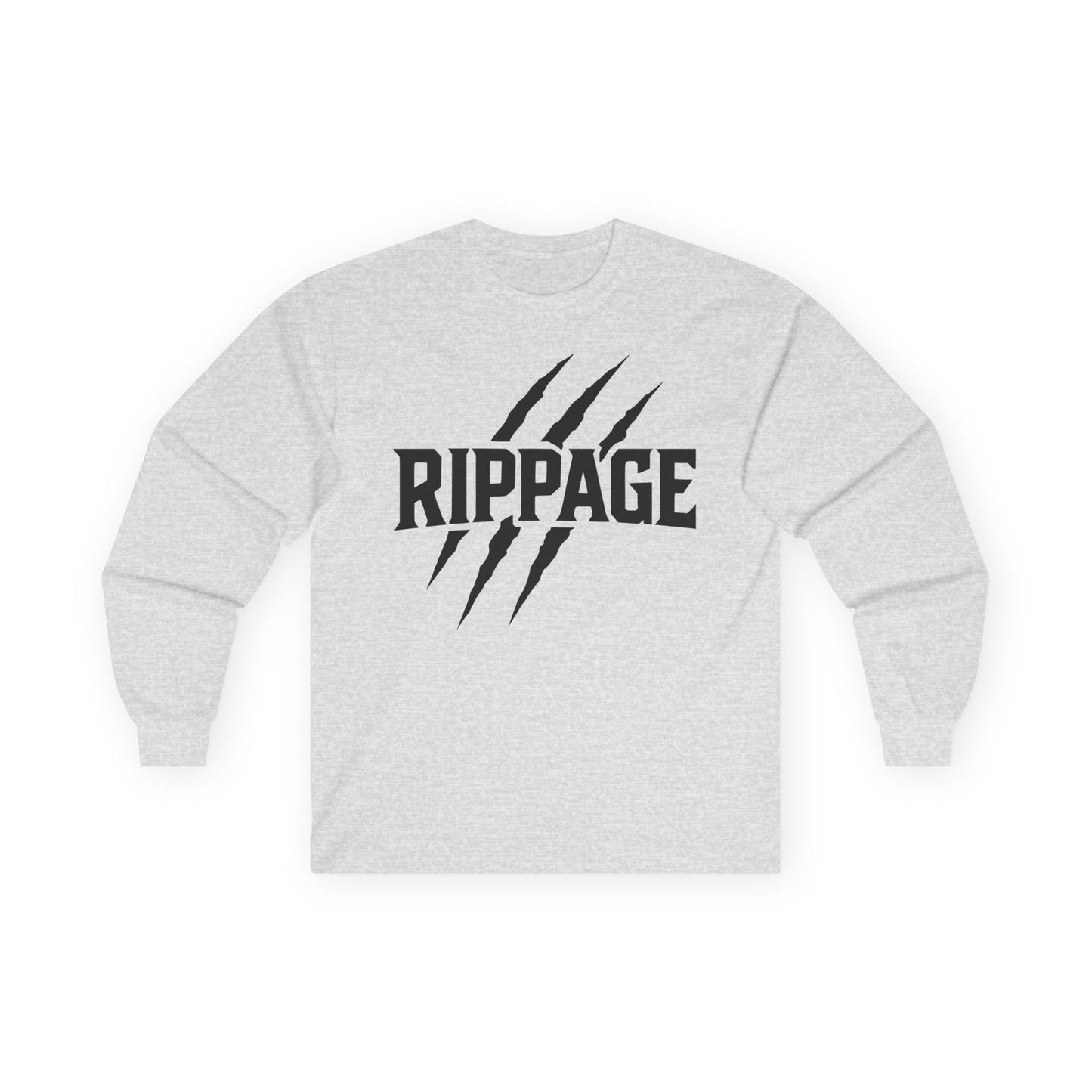 Men's RIPPAGE Long Sleeve Tee | Black Logo