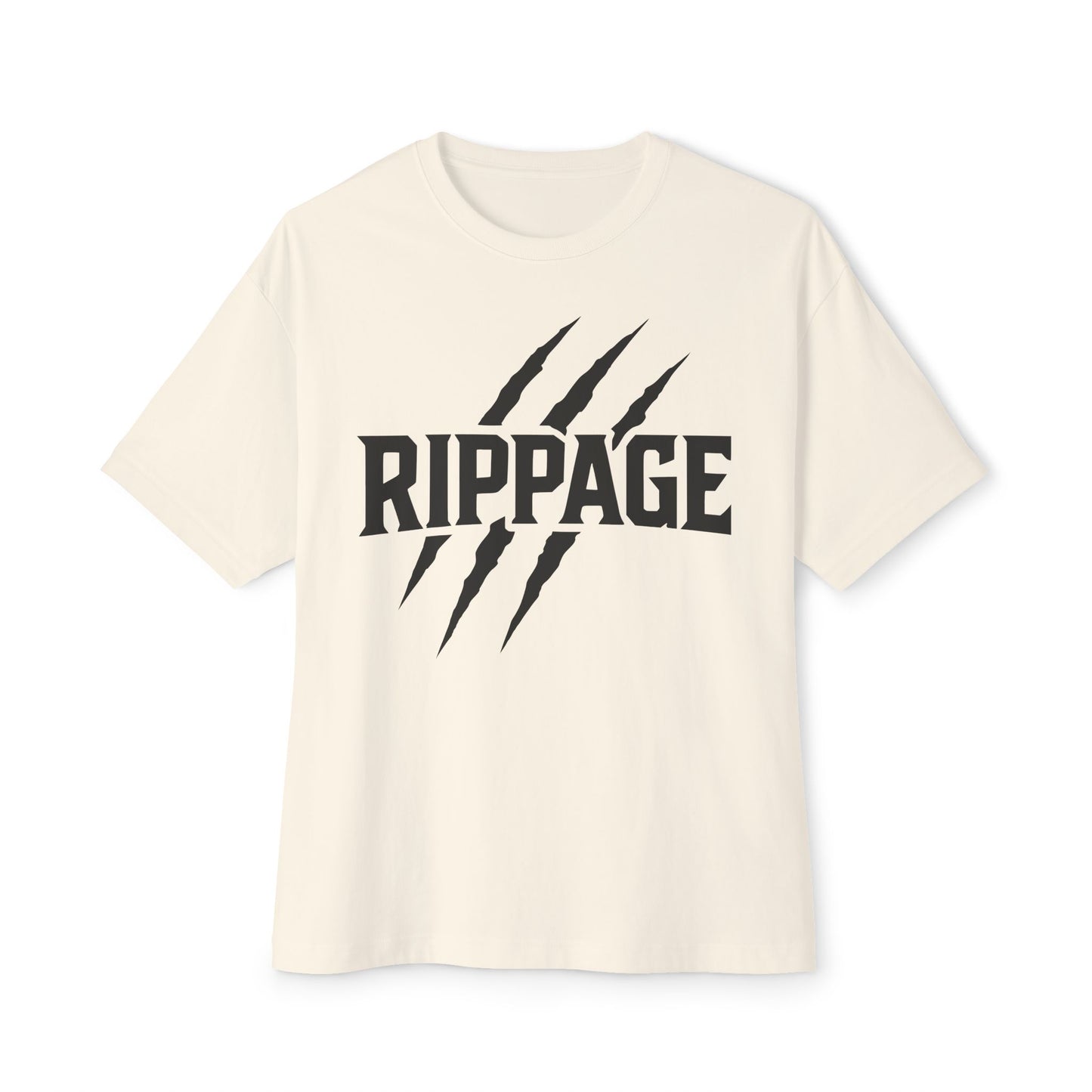 RIPPAGE Graphic Boxy Tee (White)