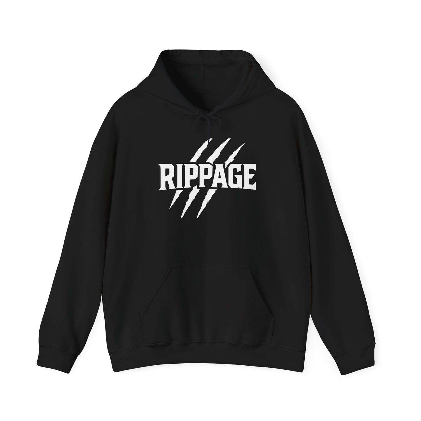 RIPPAGE Heavy Blend Hooded Sweatshirt (White)