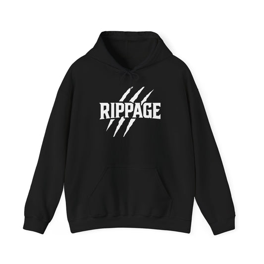 RIPPAGE Heavy Blend Hooded Sweatshirt (White)