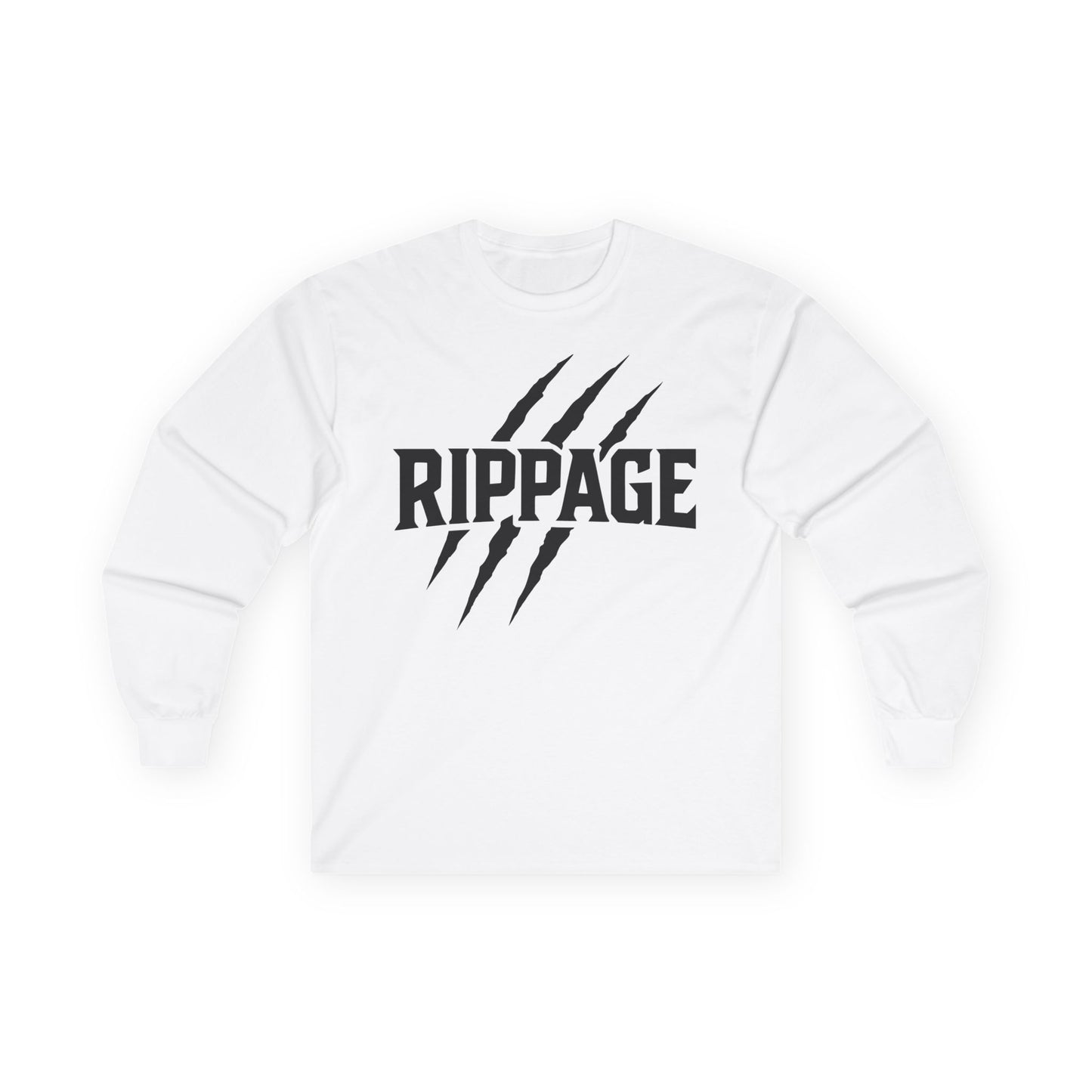 Men's RIPPAGE Long Sleeve Tee | Black Logo