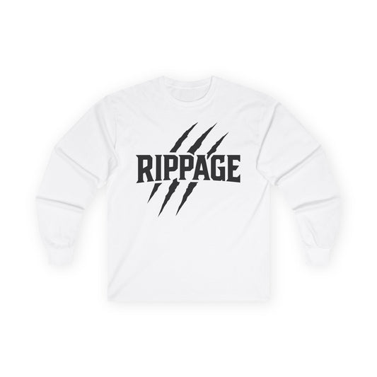 Men's RIPPAGE Long Sleeve Tee | Black Logo