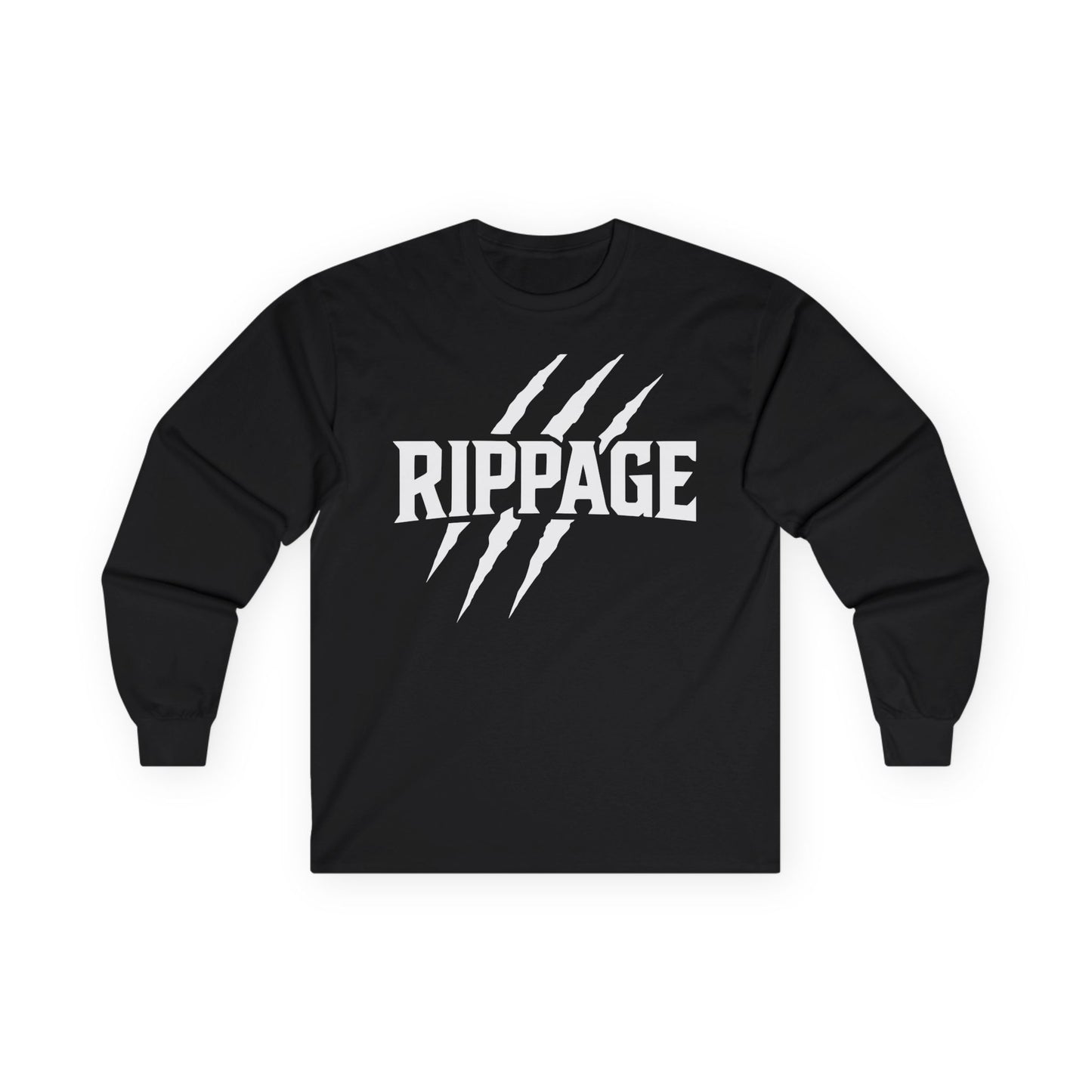 RIPPAGE Graphic Long Sleeve Tee (White)
