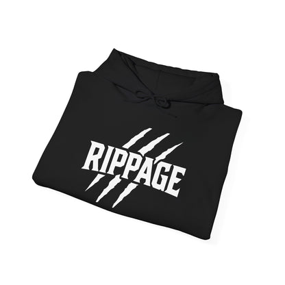 RIPPAGE Heavy Blend Hooded Sweatshirt (White)