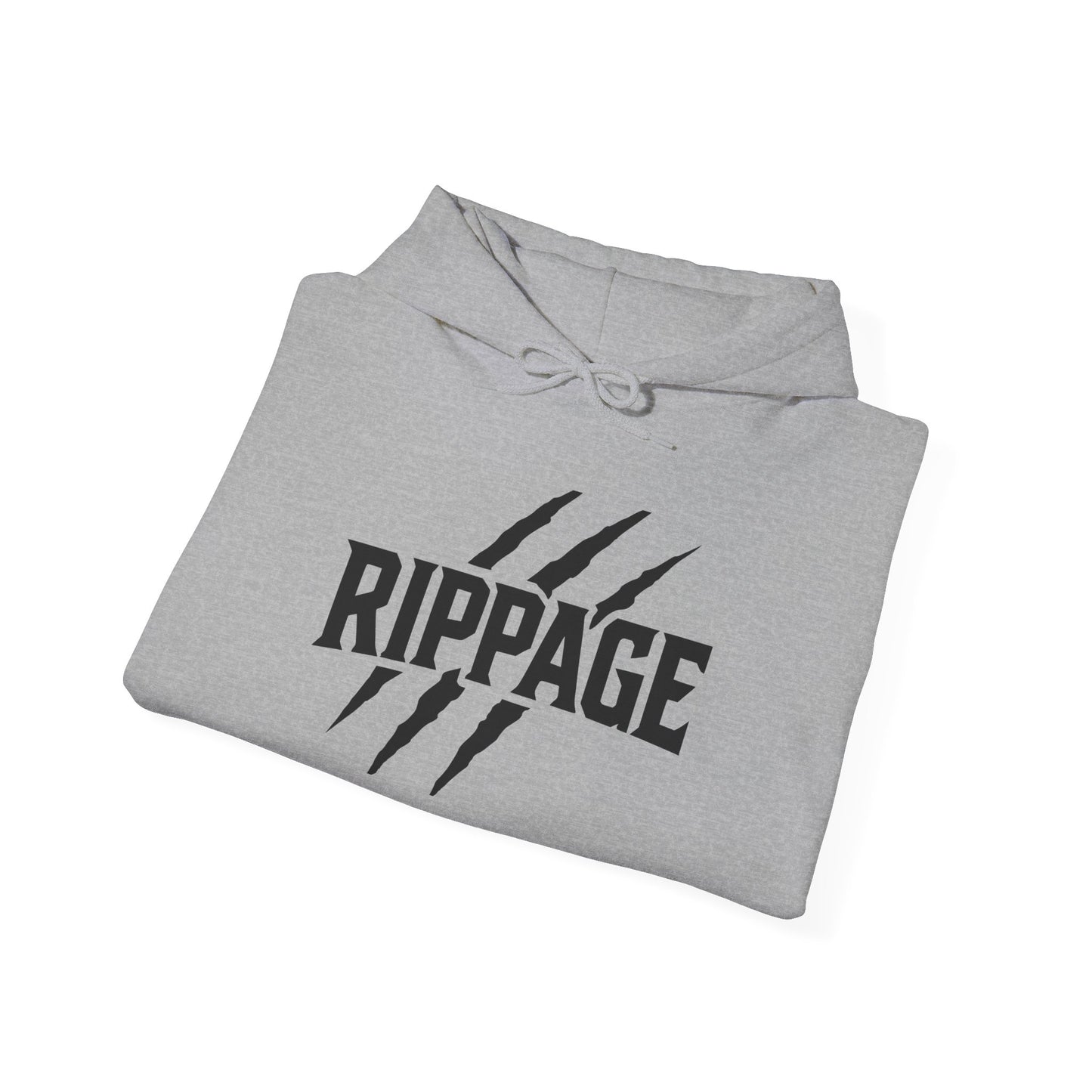 RIPPAGE Heavy Blend Hooded Sweatshirt (Black)