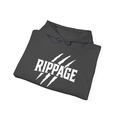 RIPPAGE Heavy Blend Hooded Sweatshirt (White)