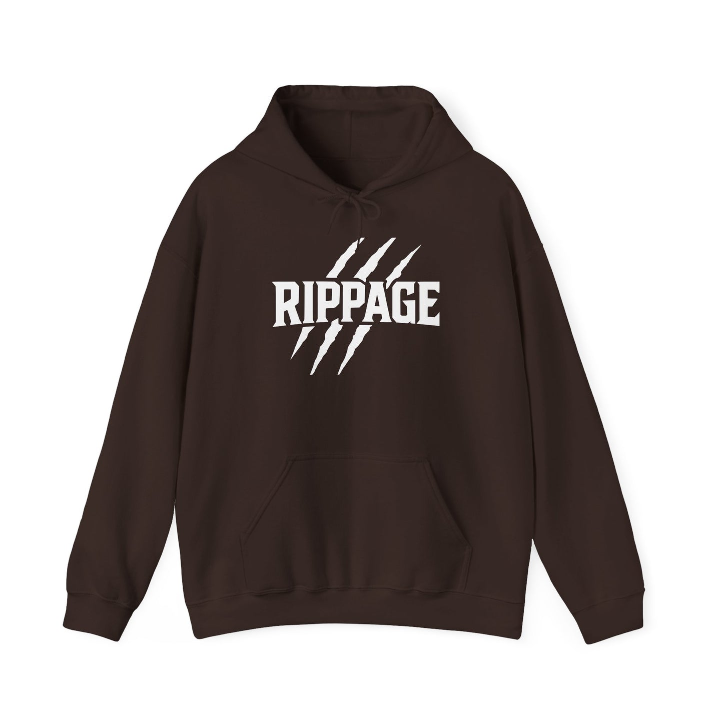 RIPPAGE Heavy Blend Hooded Sweatshirt (White)