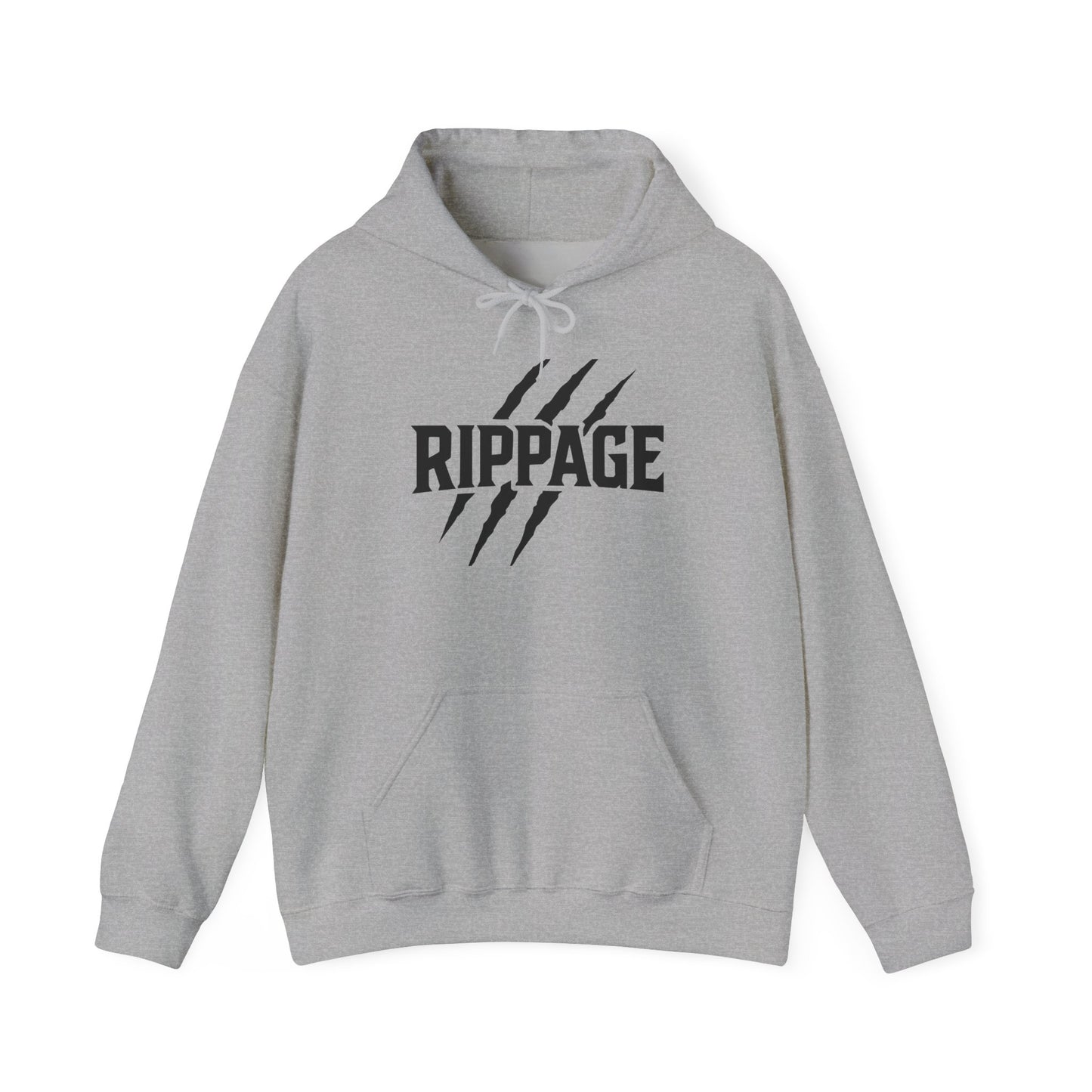 RIPPAGE Heavy Blend Hooded Sweatshirt (Black)