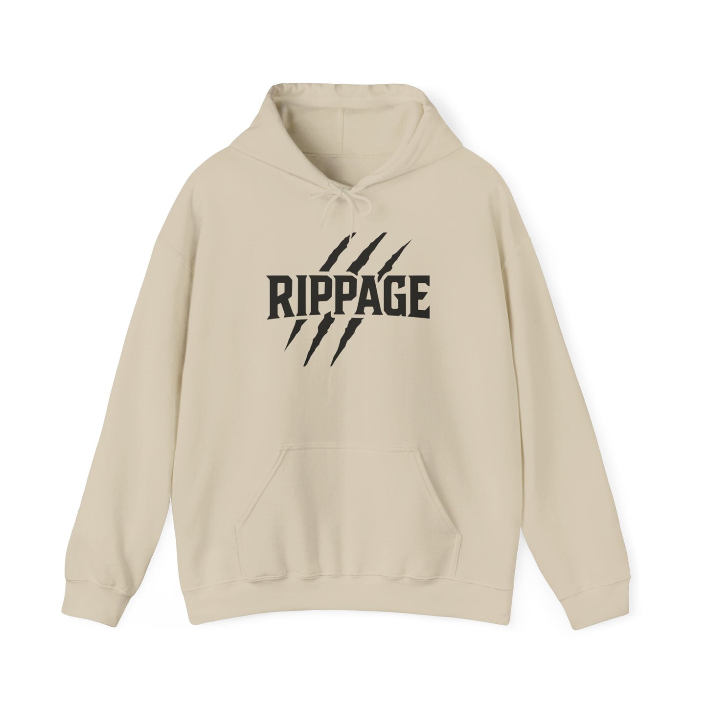 RIPPAGE Heavy Blend Hooded Sweatshirt (Black)