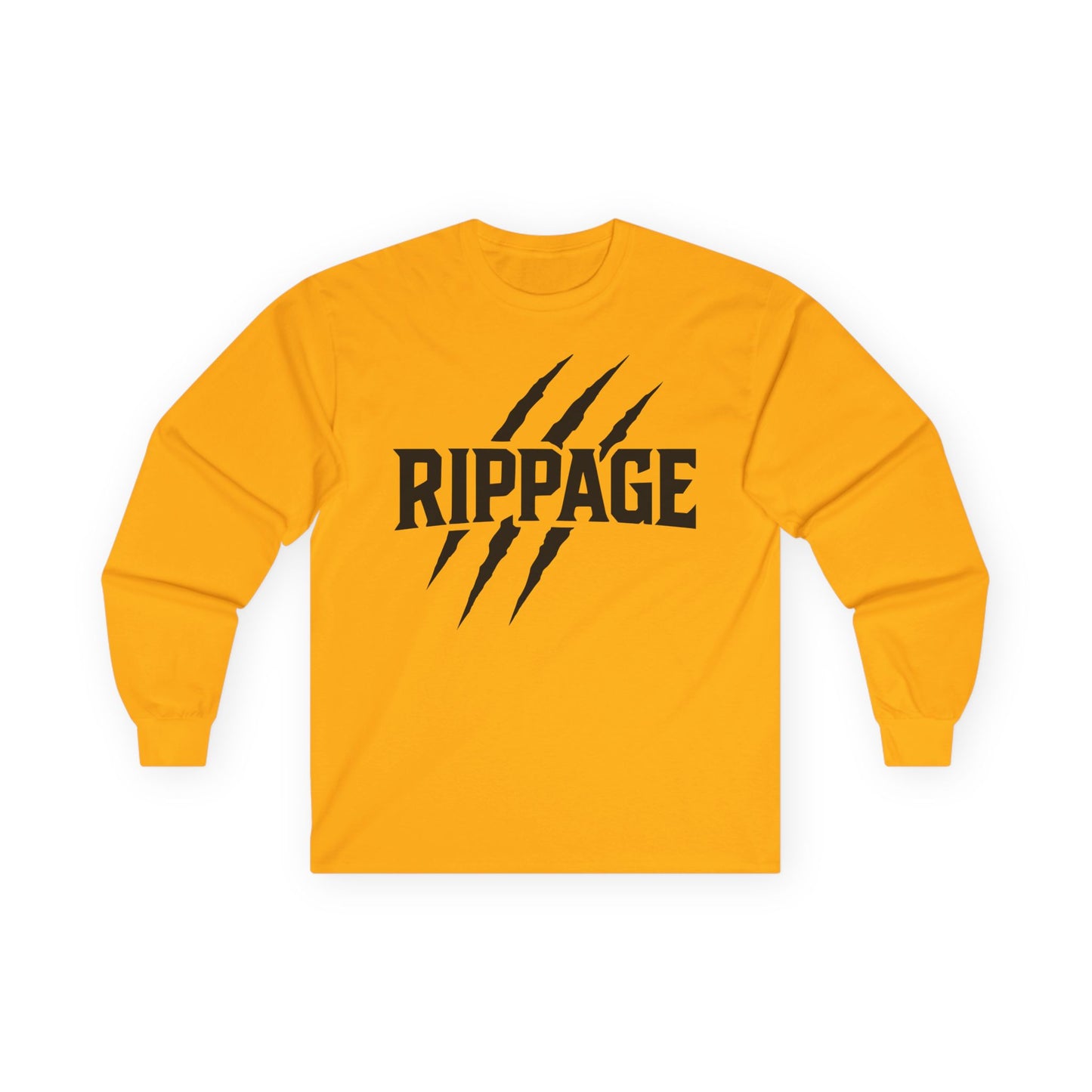 Men's RIPPAGE Long Sleeve Tee | Black Logo