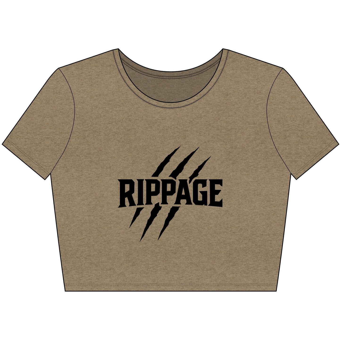 Rippage Crop Tee Edgy