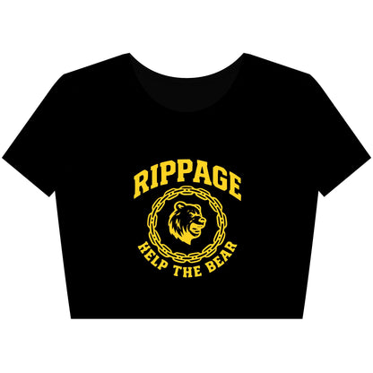 Women’s Help The Bear Crop Tee