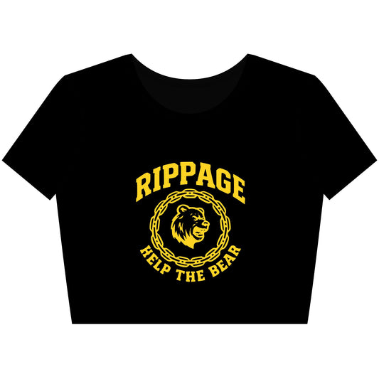 Women’s Help The Bear Crop Tee