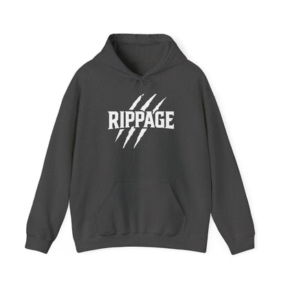 RIPPAGE Heavy Blend Hooded Sweatshirt (White)